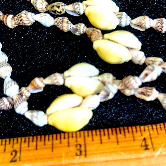 24” multi-tier snail Shell/seashell combo Necklace/Waist-Belt - Picture 5 of 6